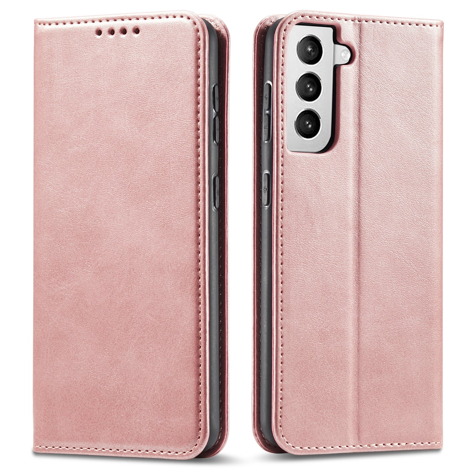 Leather Phone Case For Samsung Galaxy S21 4G 5G Wallet Magnetic Stand Calf Texture Anti-scratch Phone Cover Leather Phone Case For Samsung Galaxy S21 4G 5G Wallet Magnetic Stand Calf Texture Anti-scratch Phone Cover